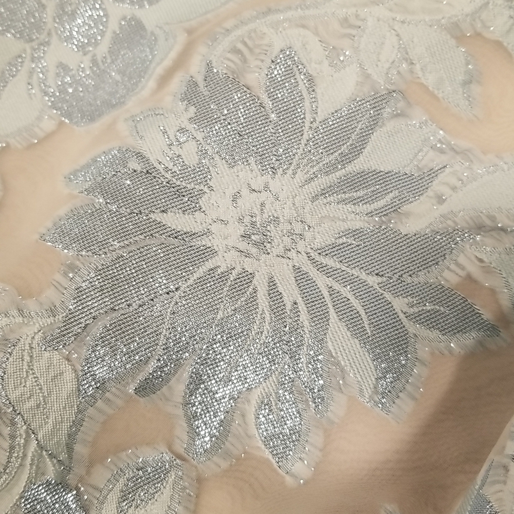 💕ST. JOHN💕 Bethany Metallic Floral Floral Organza/Jacquard Ball Skirt 10 NWOT - Picture 11 of 14